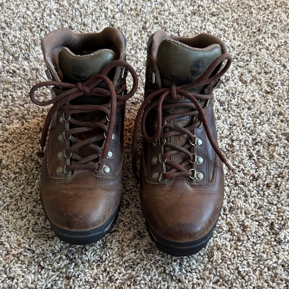 Timberland Men's Dark Brown Leather Boots